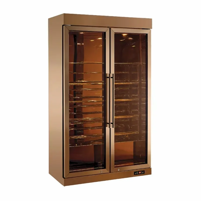 Wine Cooler Cabinet for Commercial Use with Precise Temperature Control Ideal for Red Wine Storage in Bars and Restaurants