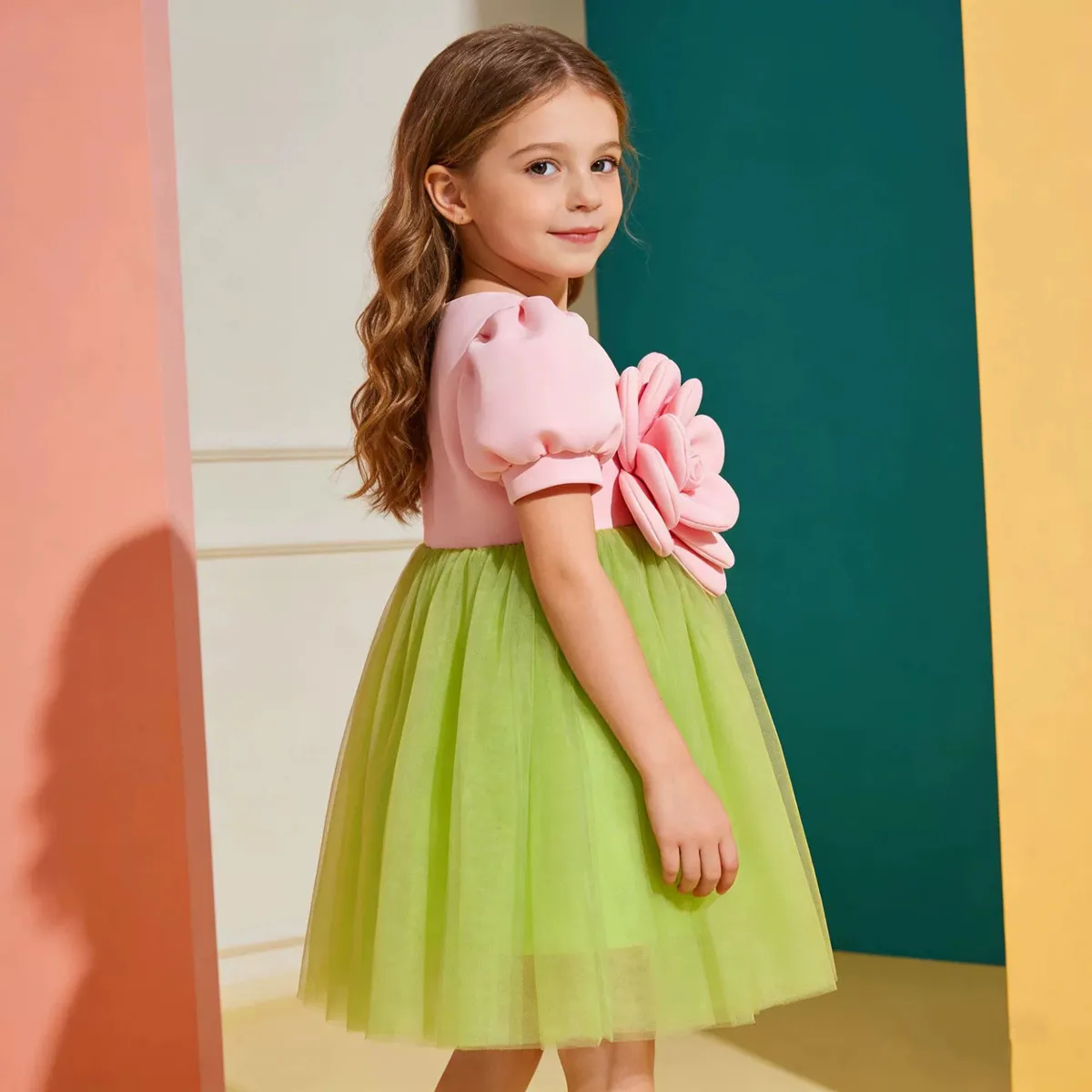 

Милые платья для девочек: костюм принцессы из воздушного хлопка, повседневные платья для малышей на день рождения, праздничные платья для конкурсов, детская одежда на Ид