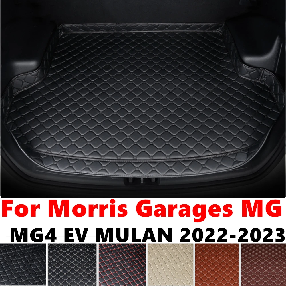 High Side Car trunk mat for Morris Garages MG MG4 EV MULAN EH32 2023 2022 Boot Luggage Pad Rear Cargo Liner Interior Accessories