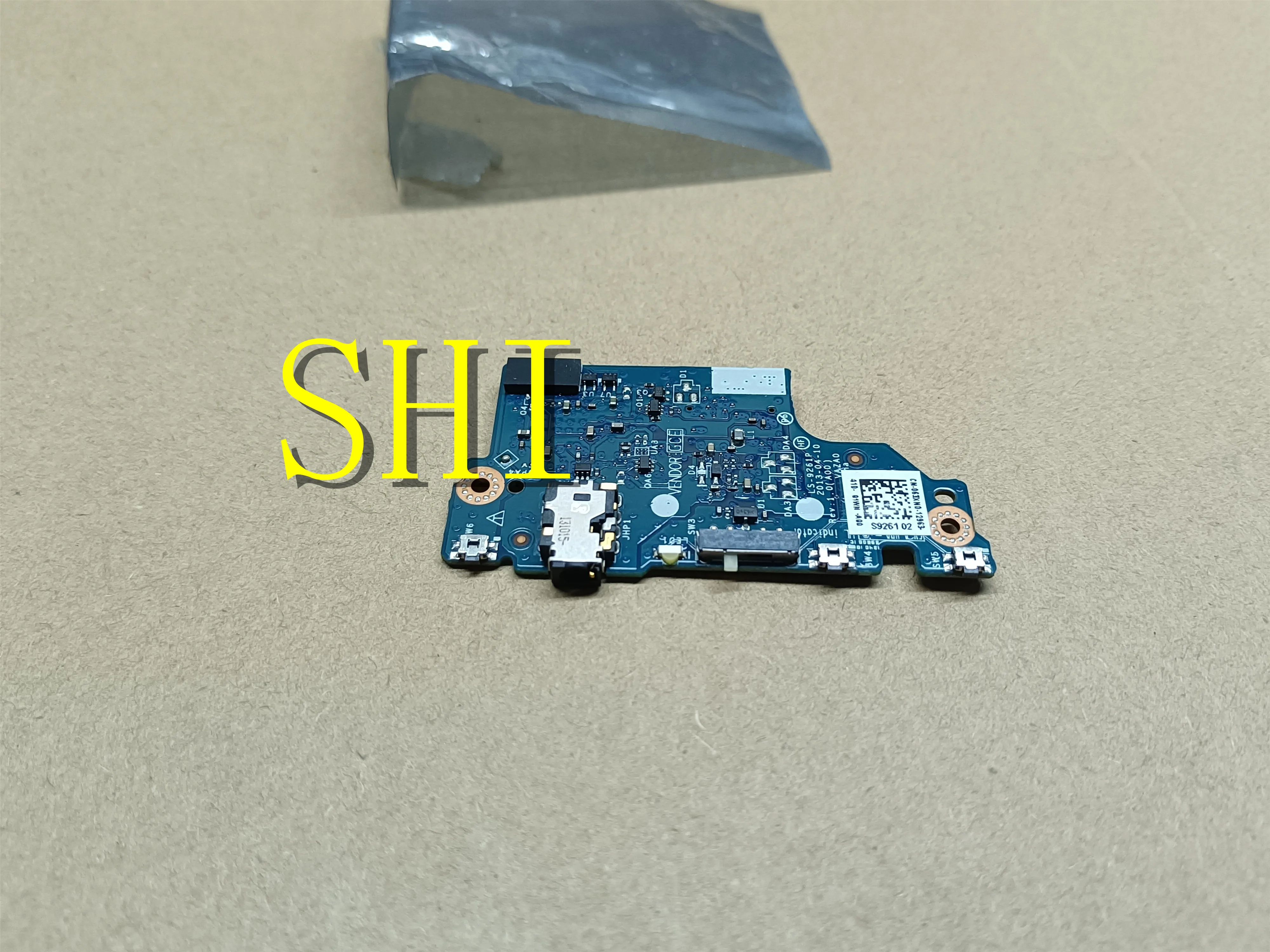 

LS-9261P FOR Para Dell para XPS 12 9Q33 de Audio Power Button Board LS-9261P 063XND