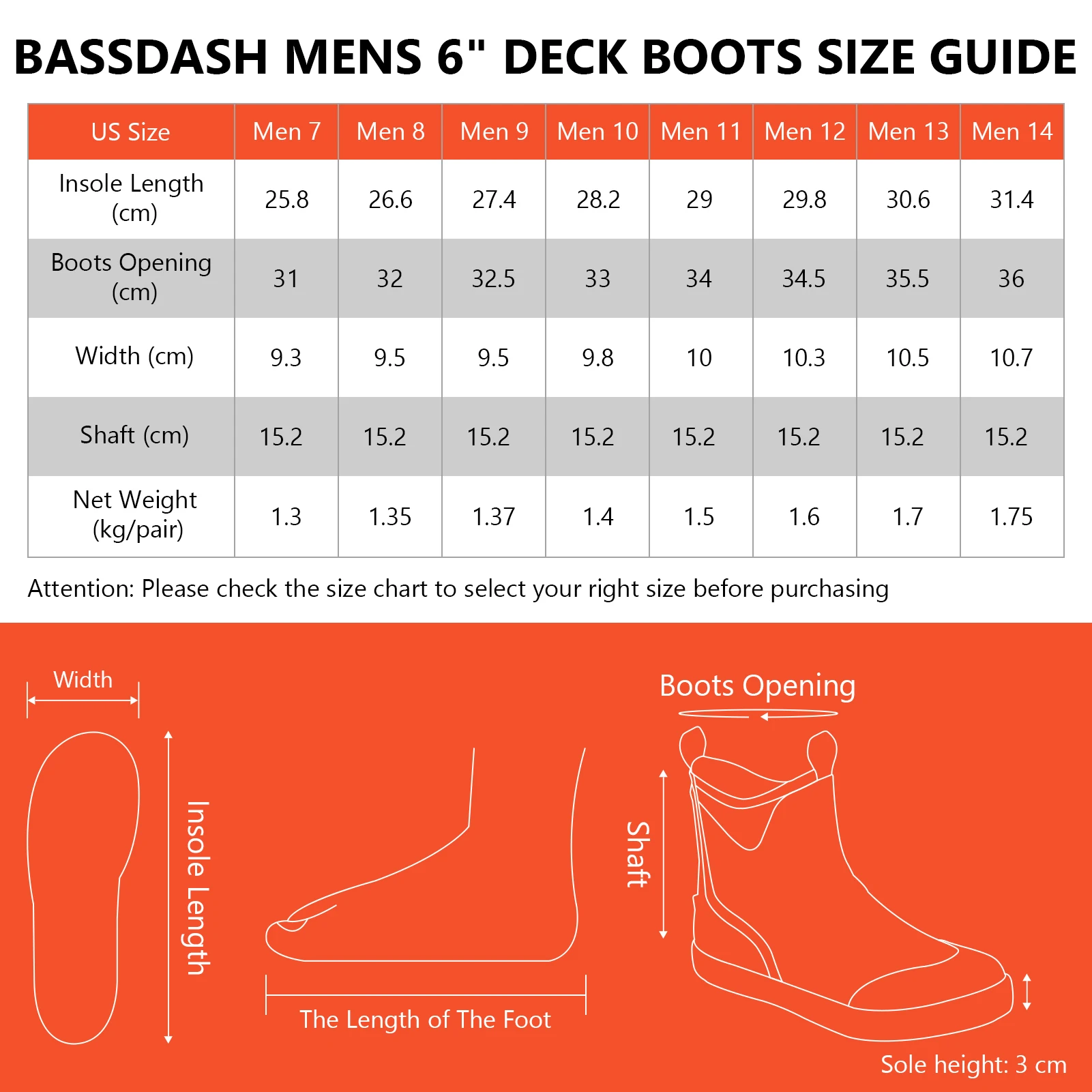 BASSDASH Men’s 6\