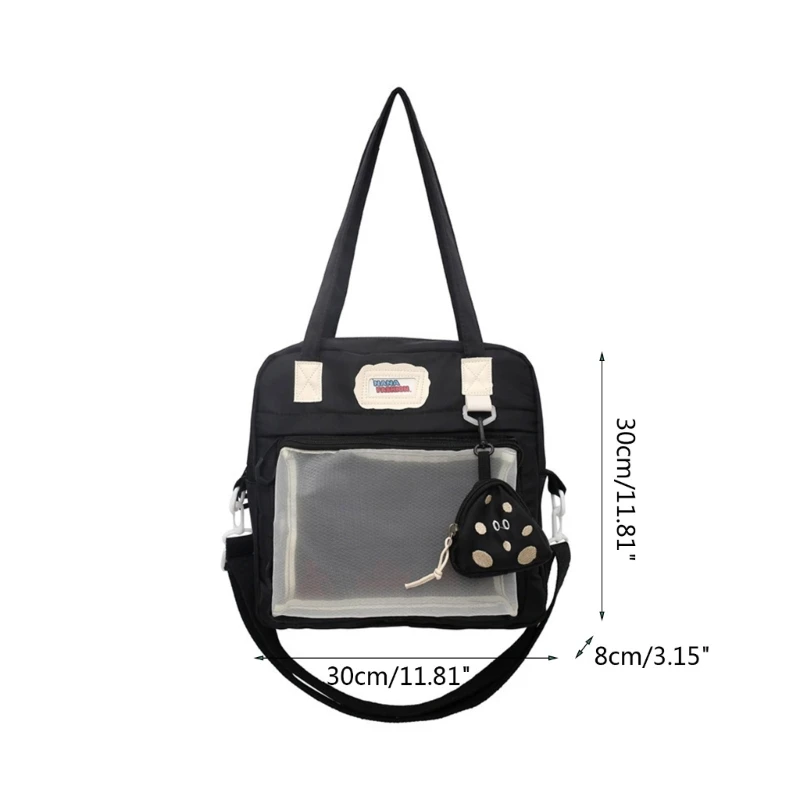 Girls Japanese Style Shoulder Bag Cute Ita Crossbody Bag Students Casual Bag Handbag Women Large Capacity Messenger Bag