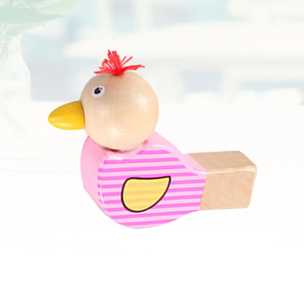 

Cartoon Bird Whistle Kids Wood Music Colorful Baby Wind Instruments Creative Wooden