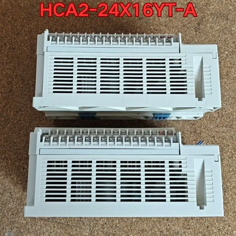 Second-hand HCA2-24X16YR-A PLC controller function test is normal