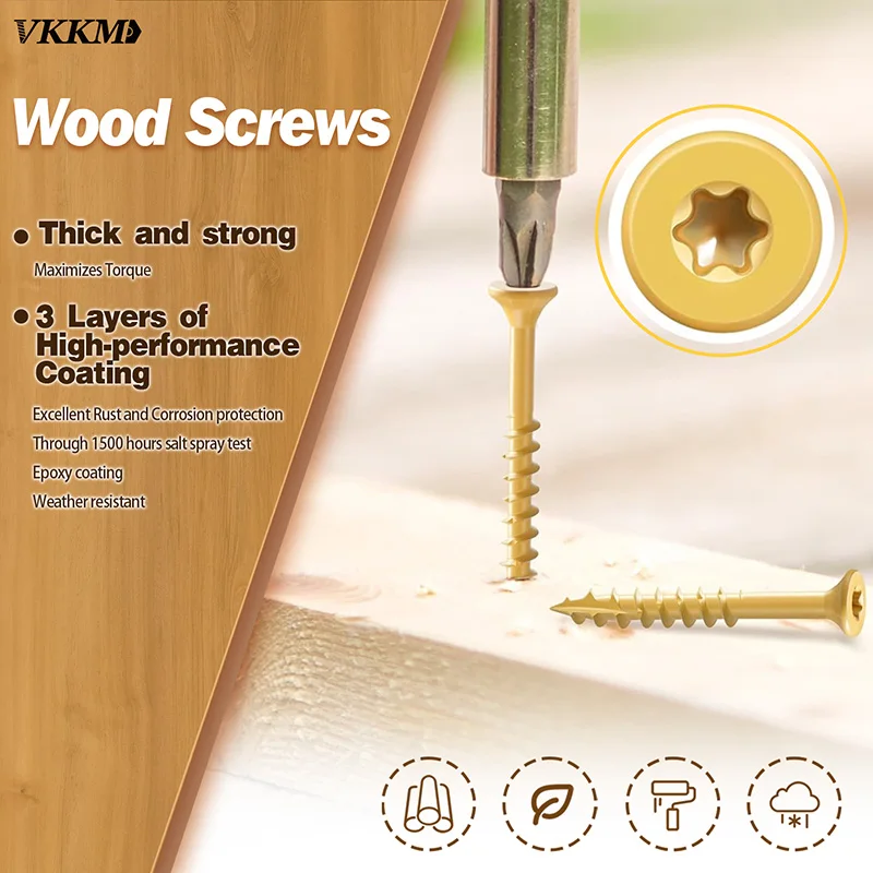 VKKM 150Pcs #8x2.5