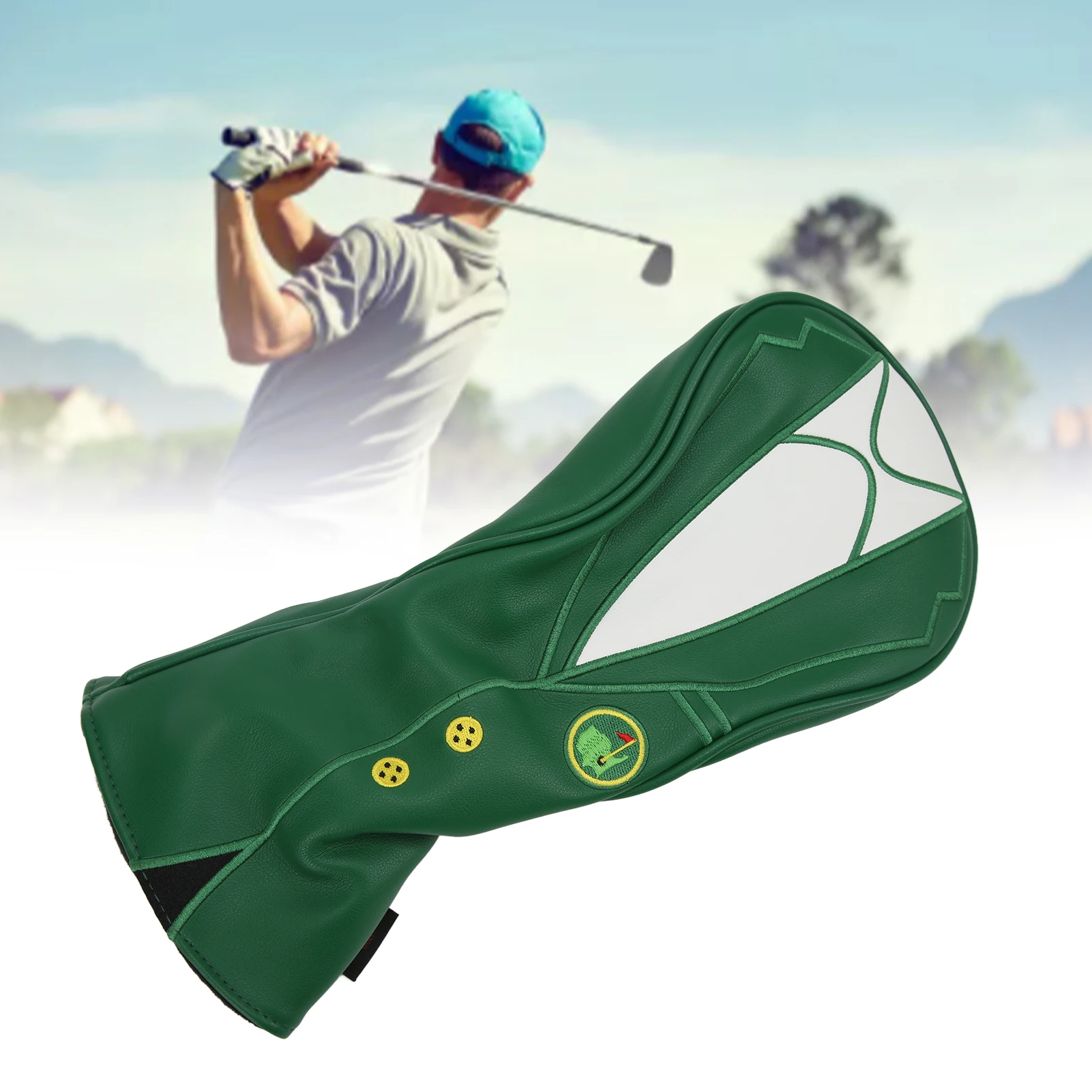 Head Covers Driver  Head Covers PU Leather Elastic Neckline Soft Thick Lining Waterproof Sunscreen  Head Covers