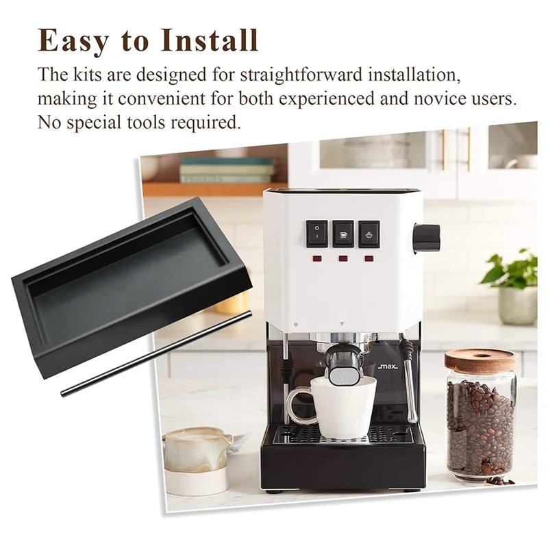 A88X ロープロファイル薄型ドリップトレイ、Gaggia クラシックプロ伝統的なエスプレッソコーヒーマシン部品付属ノズル