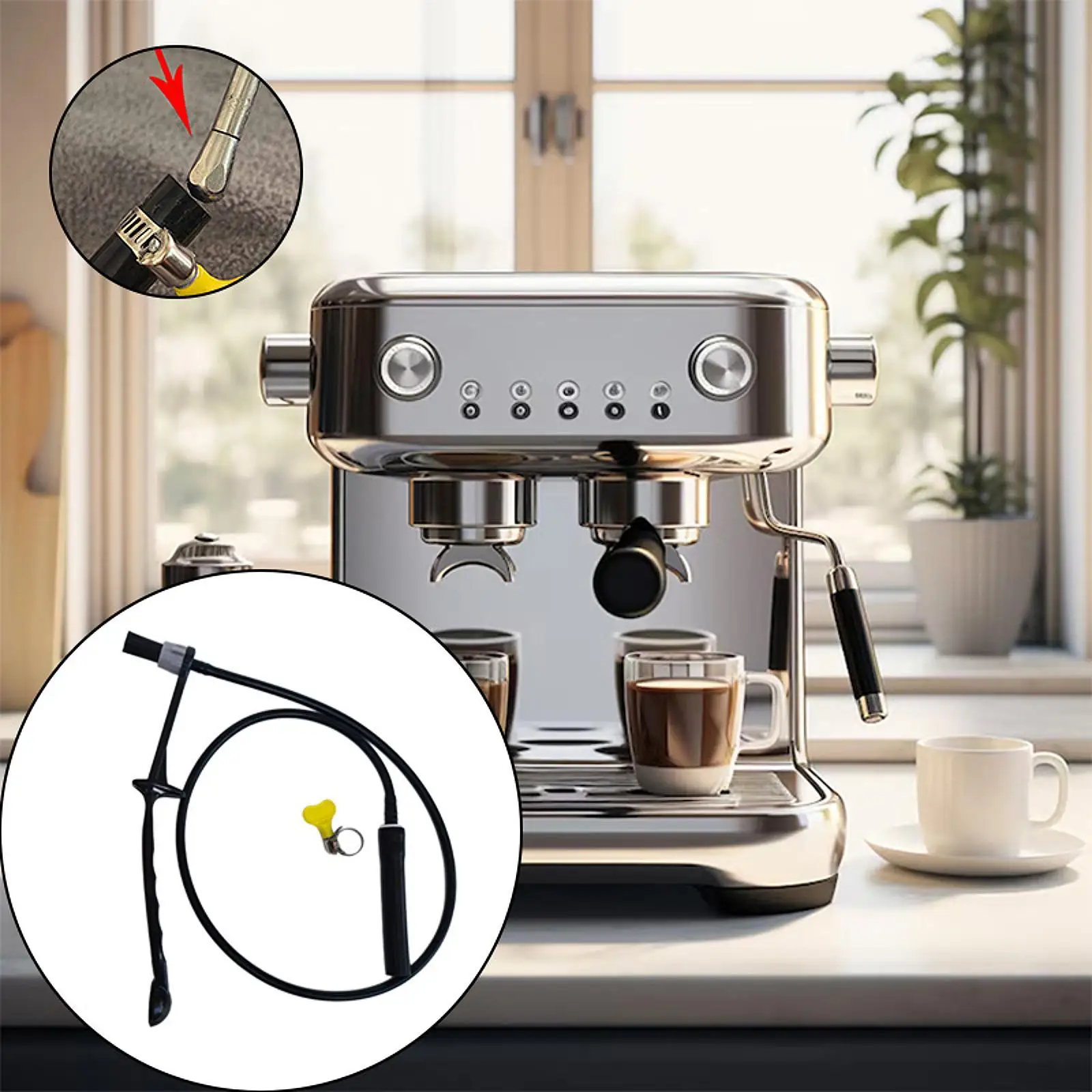 Clean Brush Practical Accessory Cleaning Tool for Coffee Shop Kitchen Home