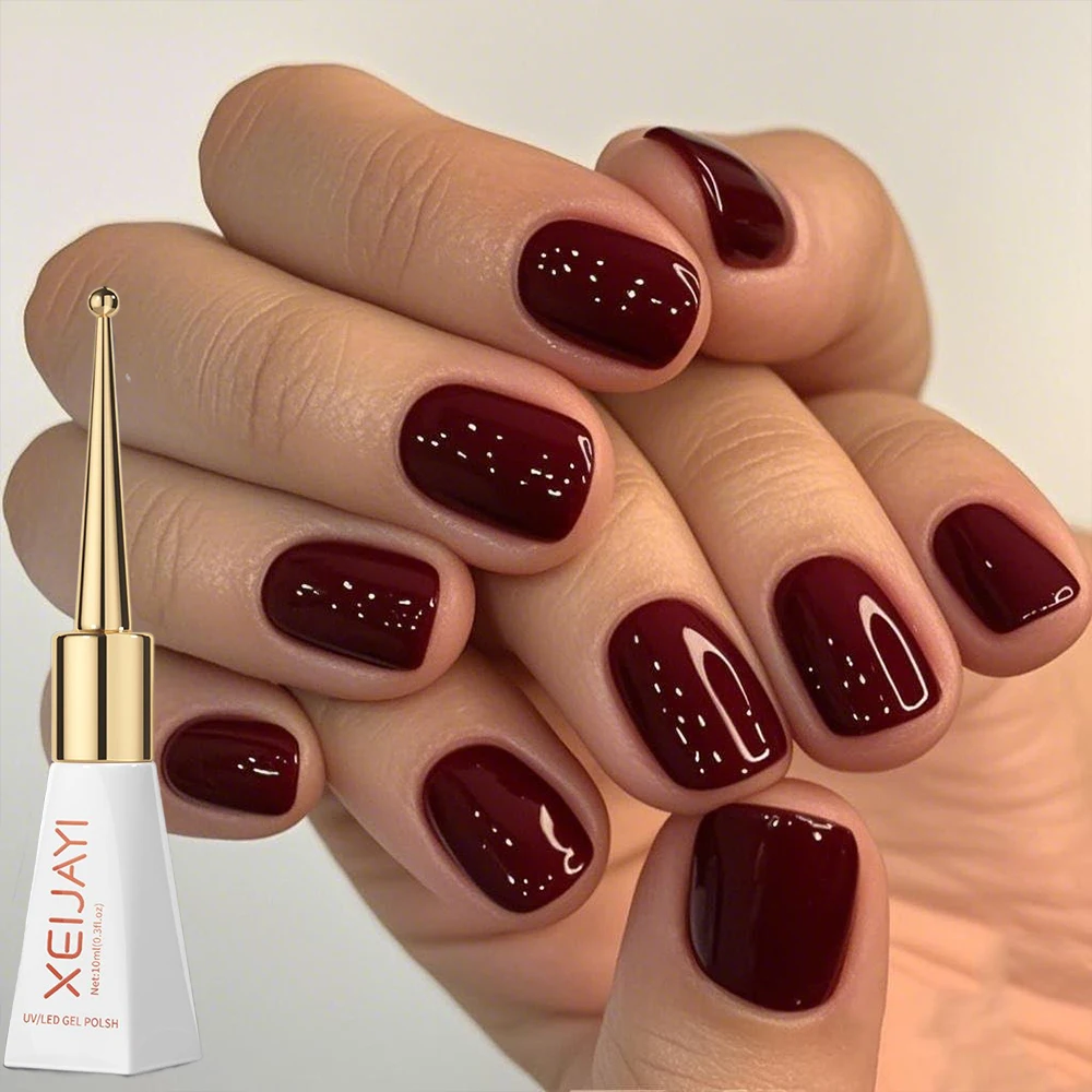 

XEIJAYI 10 мл Angola Red Гель-лак для ногтей HEMA TPO FREE Темно-красный лак для дизайна ногтей Зимний гель Полуперманентный лак для ногтей Soak Off # ^