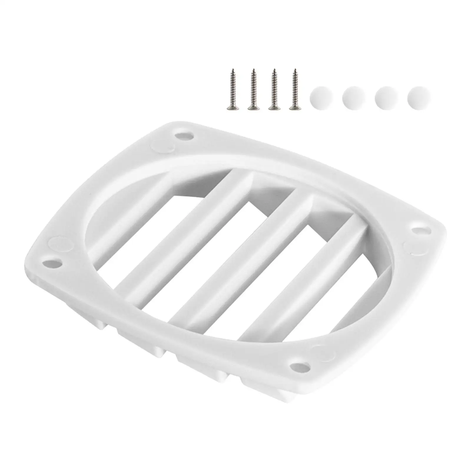 

3-дюймовая квадратная пластиковая вентиляционная решетка с жалюзи для морских судов, яхт и автодомов