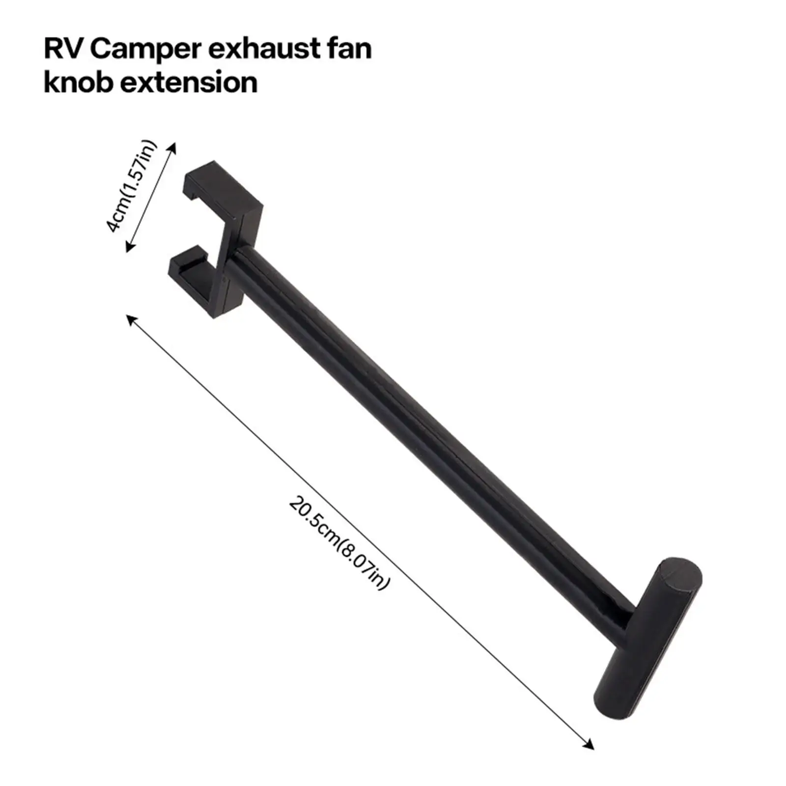 

Sturdy Engineering Plastic RV Fan Knob Extension Rod Professional Accessory for Travel Trailer