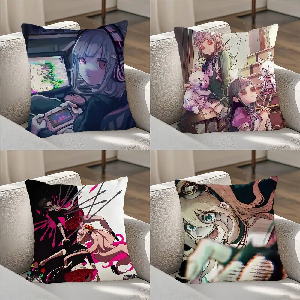 

Danganronpa Pillow Case Luxury Double-sided For Car Pillows 45x45 Cushions Cover Home And Decoration Sofa Pillowcase 50x50