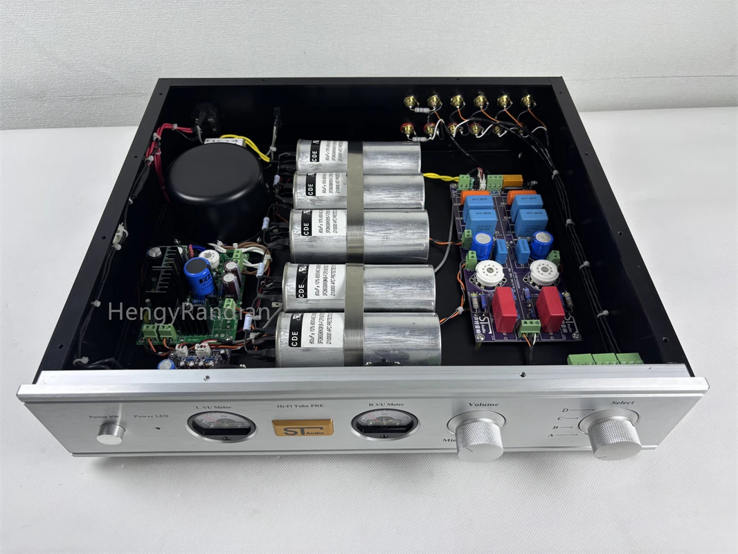 Refer High-end German D.KLIMO 6922.ECC88,6DJ8 Electronic Tube Preamplifier.RCA*4 RCA*2