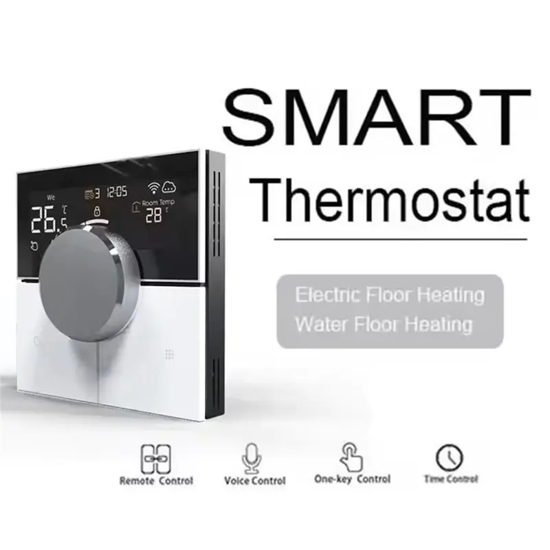 GROCE-Wifi Smart Controller Programmable LCD Touchscreen Thermostat Electric Floor Heating Temperature Control Unit