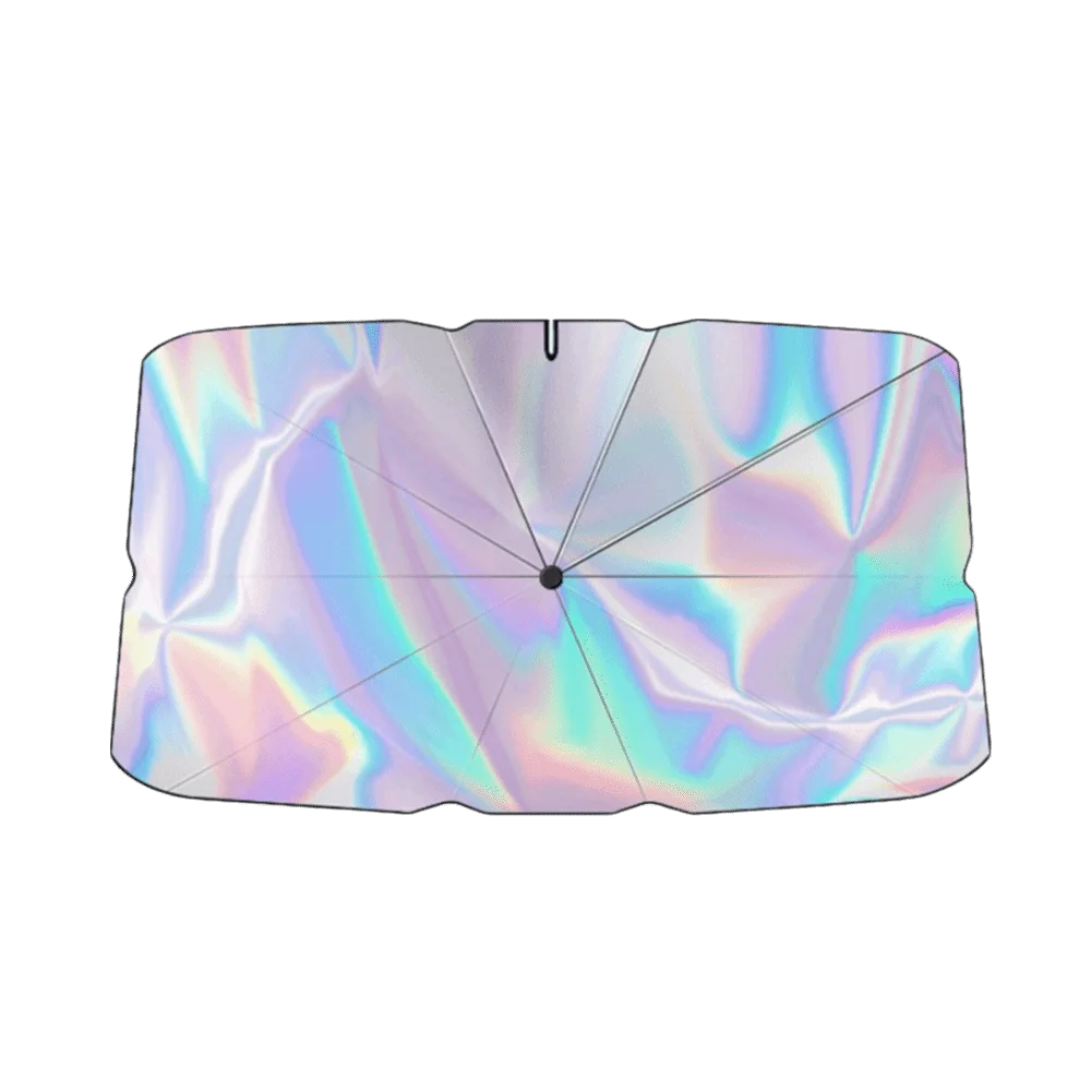 Protector Accessories Retractable Car Sun Shade Foldable UV Reflective Windshield Sunshade 1pc Laser Sun Protector Car Interior