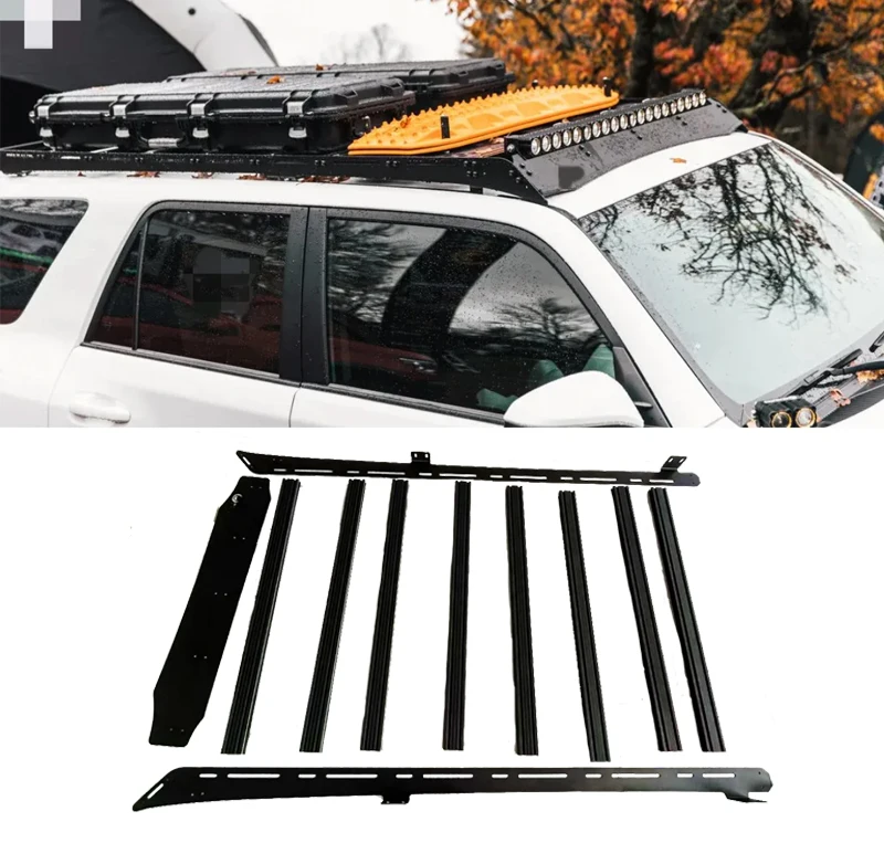 Aluminium 4x4 Accessories Pickup Luggage Rack Truck Roof Rack for Toyota 4runner Roof Rack