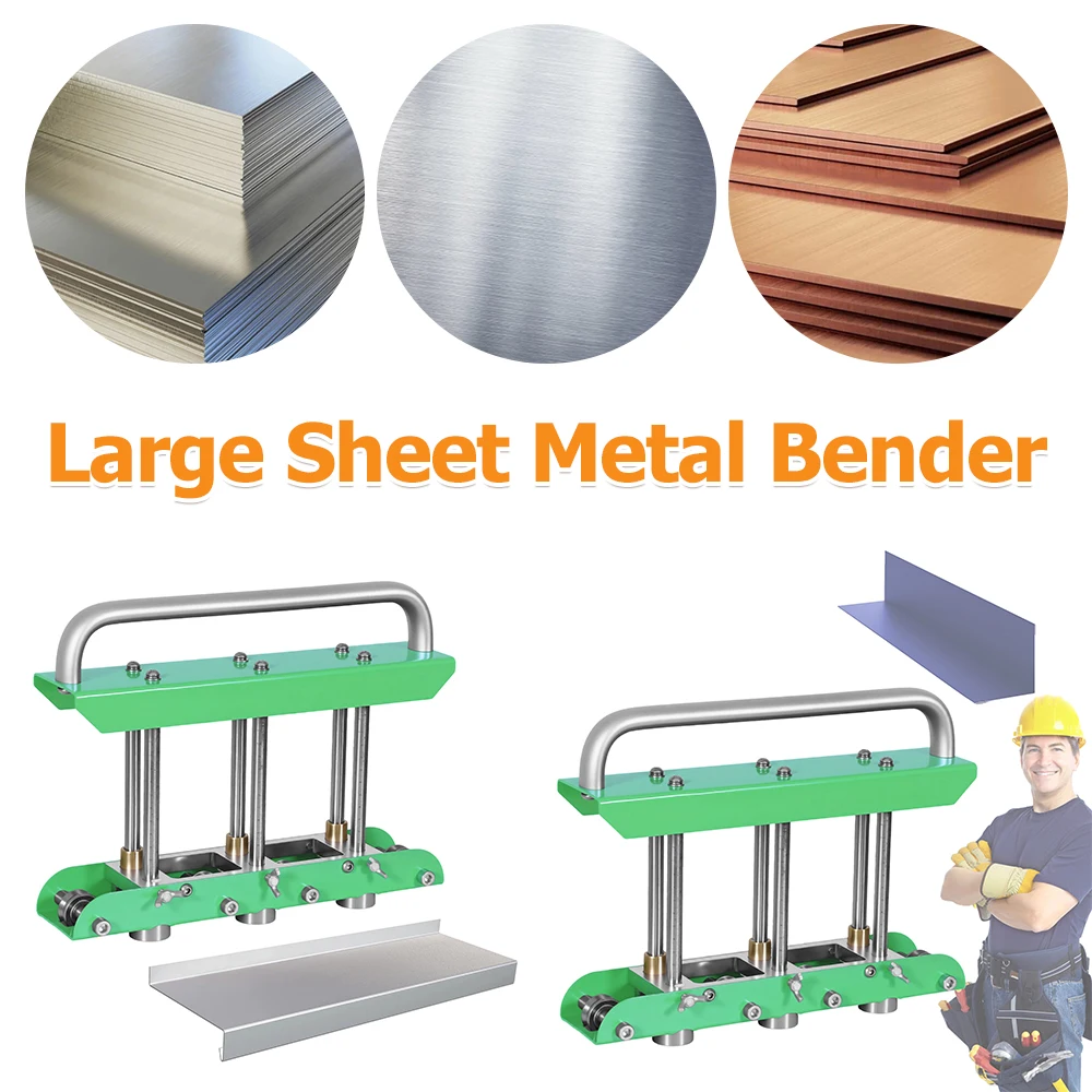 

0-90 Bending Angle Sheet Metal Bender Large Sheet Metal Bending Machine Wear Resist Edge Roller Tool For Various Metal Roofs