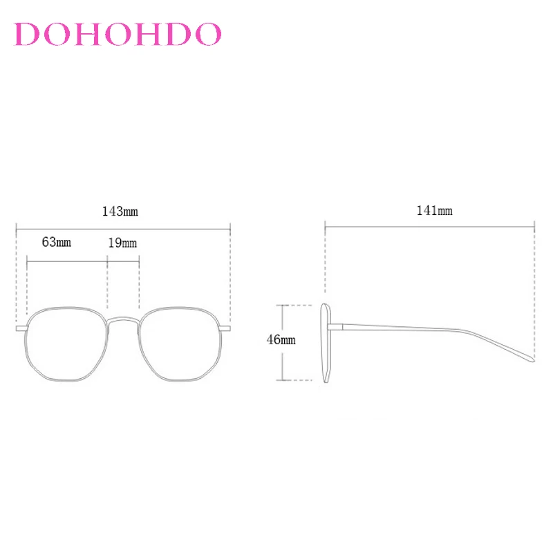 New Luxury Metal Cat Eye Fashion Design Anti-Blue Light Women Glasses Men Computer Reading Eye Protection Optical Eyewear Ladies view 5