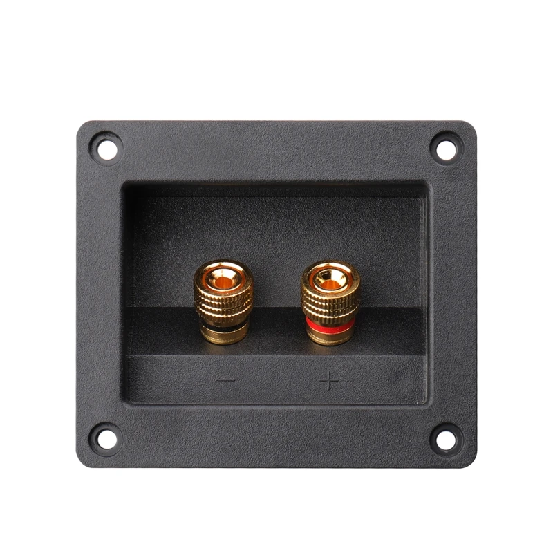 Audio 2-bit junction box installation size length 75mm width 55mm pure copper wiring DIY accessories terminal board terminal