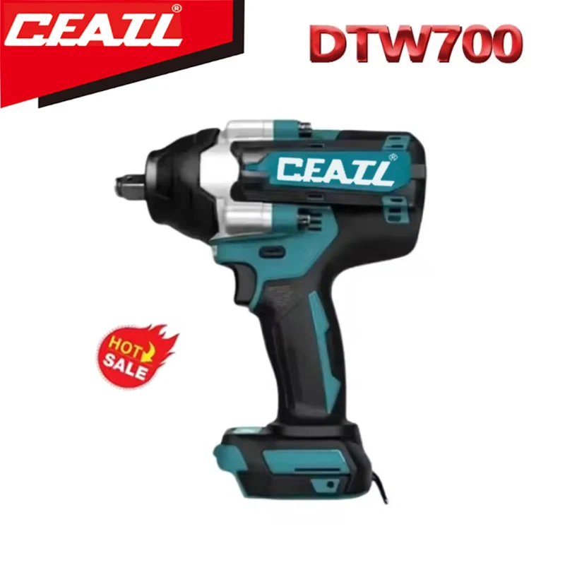 DTW700 18V battery brushless electric wrench cordless drill screwdriver free delivery large torque Power tools Torque wrench