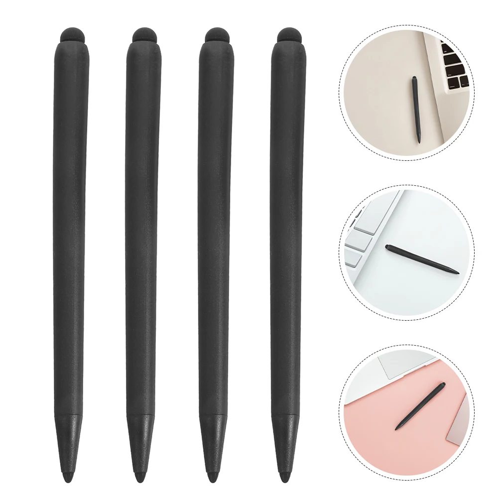 

4Pcs Electronic Whiteboard Stylus Pen Dual-Head Sensitive Touch Pen for Tablets Phones Writing Drawing Note Taking