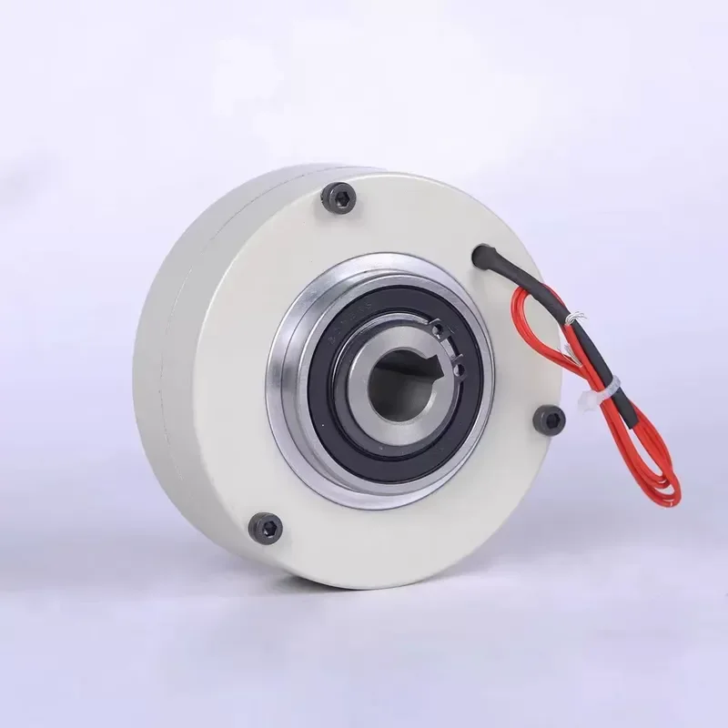 Hollow Shaft Magnetic Powder Brake Miniature Thin Electromagnetic Clutch For Automation Equipment High Precision Control
