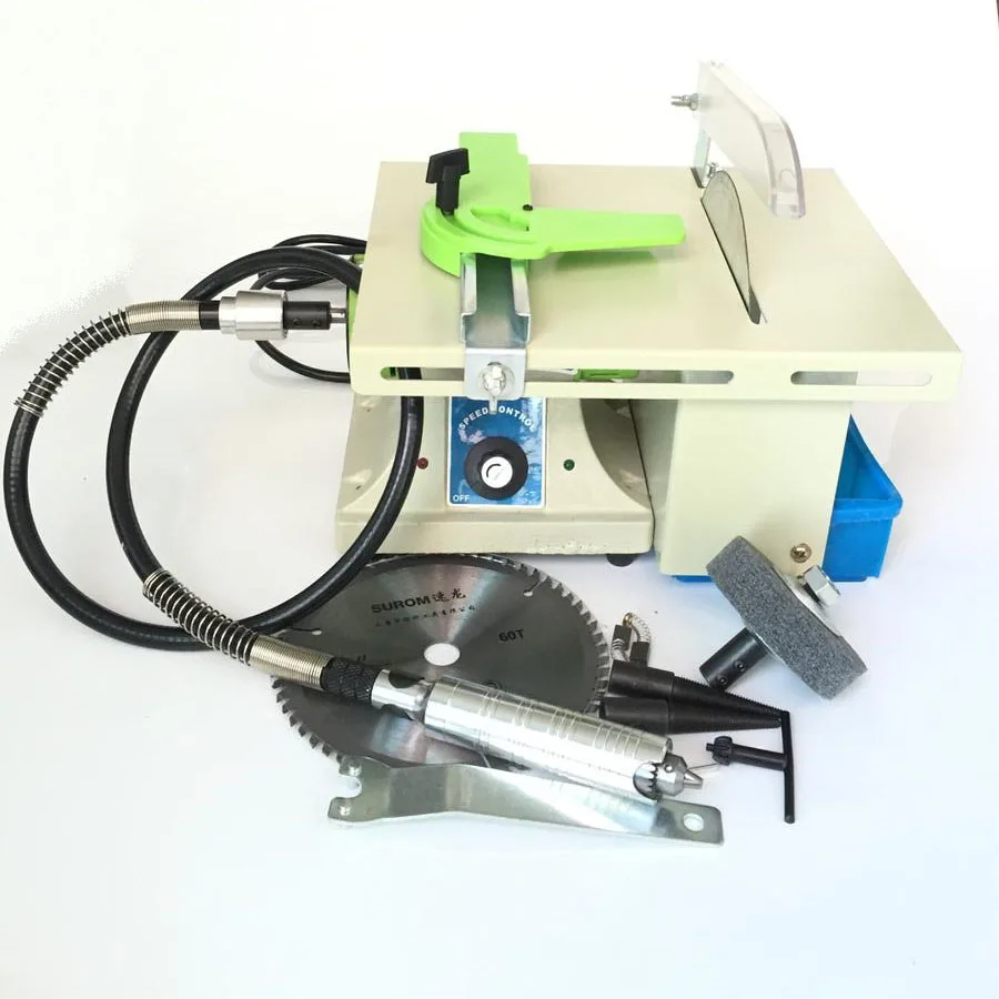 Popular High Quality Gem Cutting and Polishing Machine Mini Cutting Machine  Cutting and Polishing Machine with Shaft