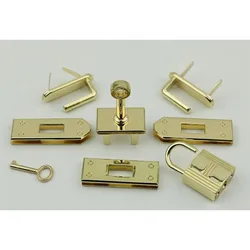 4 color Luggage hardware accessories Case bag accessories women's handbag Lock button horse bags lock catch bag hardware lock