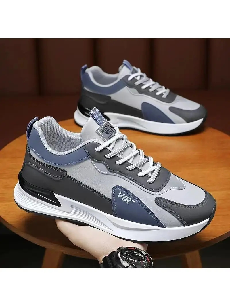 

Мужская Sport oes Casual Running oes Износостойкая весенняя новинка Sle Универсальная Faionable oes На низком каблуке с круглым носком из ПВХ...