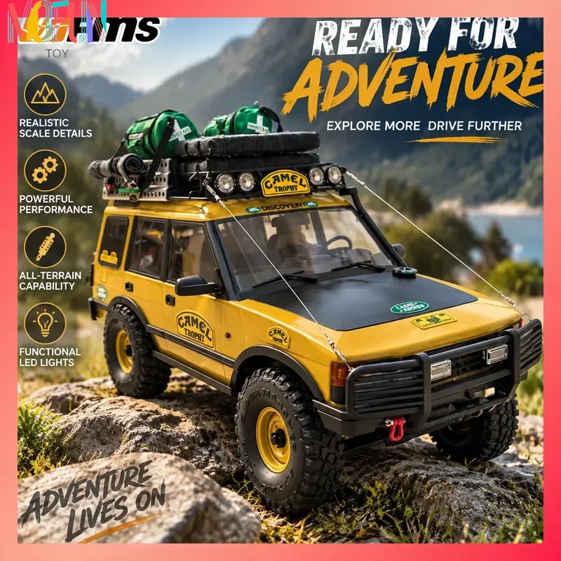 FCX10 1/10 Scale Camel Trophy Edition Officially Licensed Off‑Road Hobby Model Gift 4WD RC Rock Crawler Realistic Remote Control