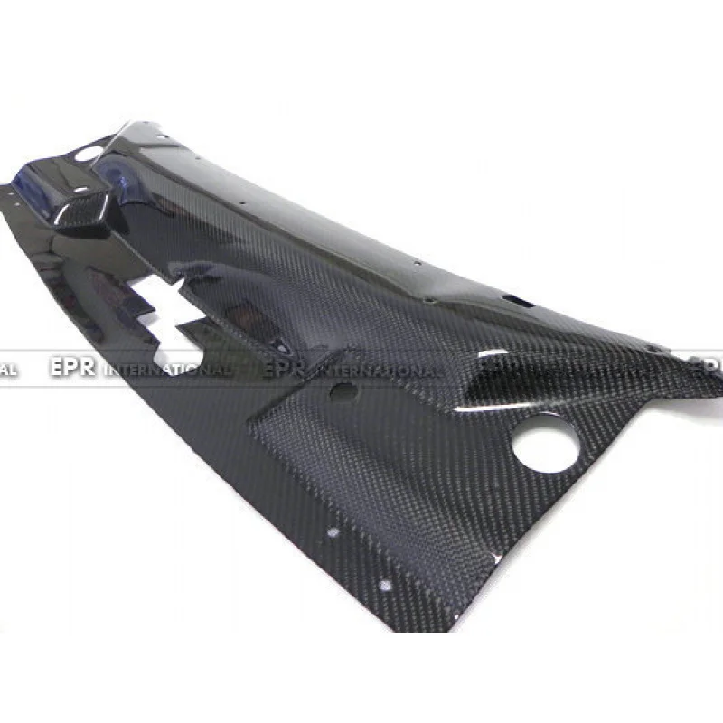 For Nissan 180SX / SILVIA S13 Carbon Fiber Front Bumper Radiator Guard & Intercooler Baffle