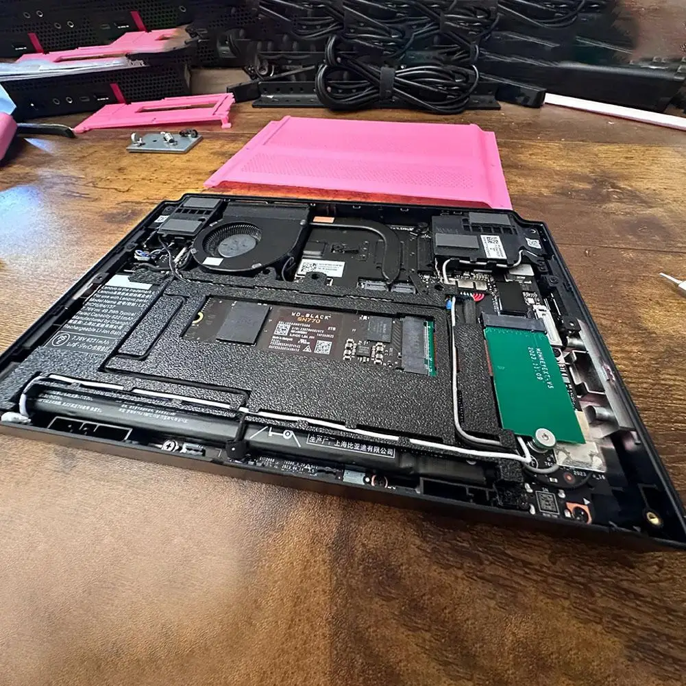 1pcs For Legion Nvme Go Hard Drive Modified Version Battery Cover Game Console Battery Modification Board Accessories W7w0