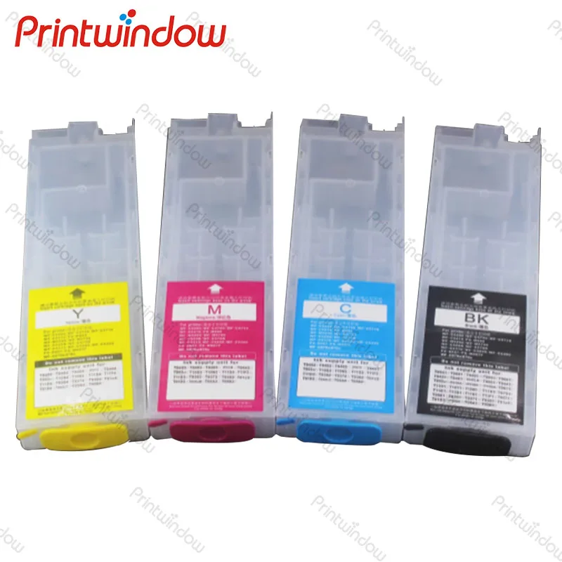 1Set4PCS Compatible T9491 Empty Ink Cartridge with Reset Chip For Epson WF-C5790 WF-C5290 Refillable Replacement Ink Tank