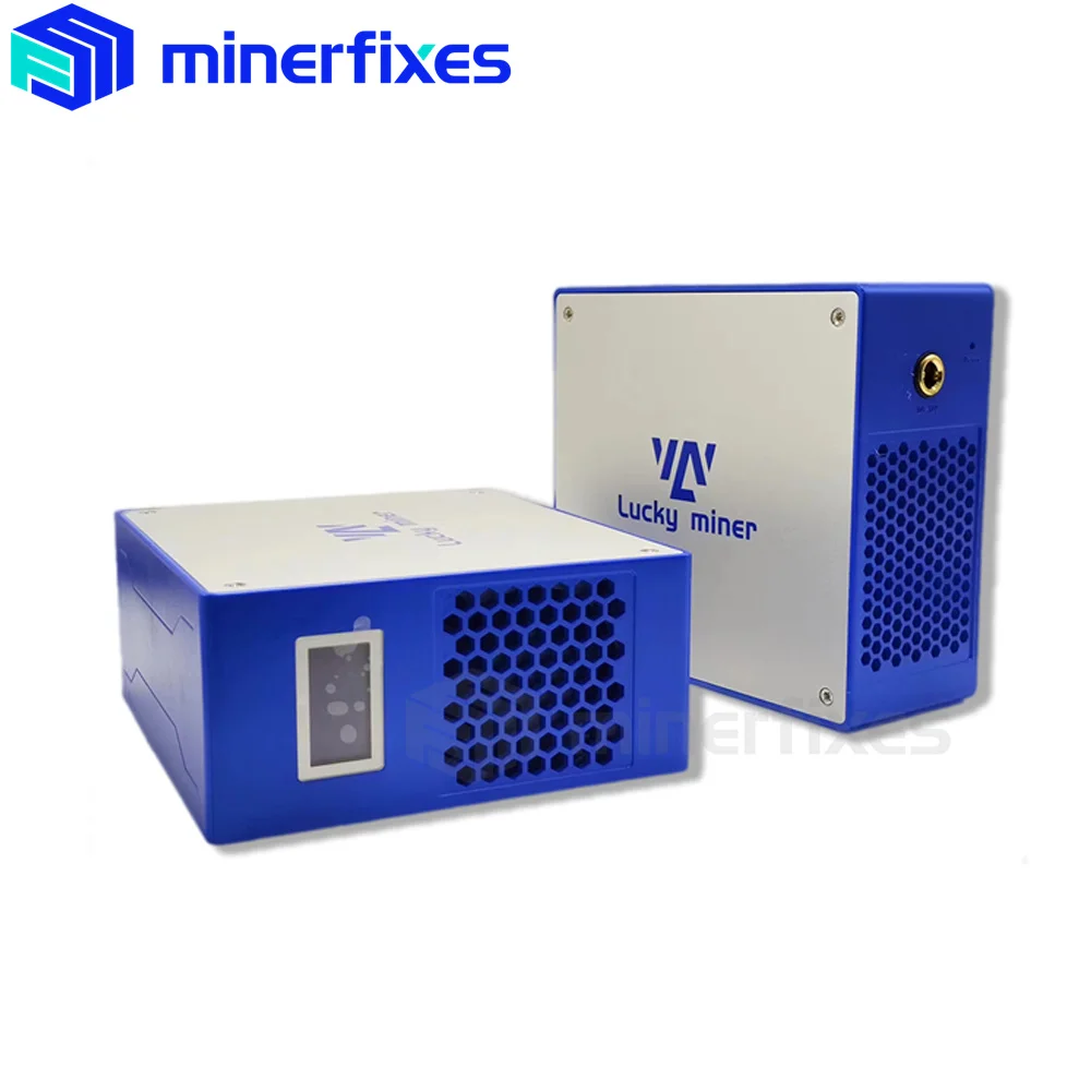 Imagem -06 - Lucky Bitcoin Mining Silent Miner Machine Btc Miner Criptomoeda Mineração Asic Lv07 Btc 1th s Sha256 Bm1366 25w