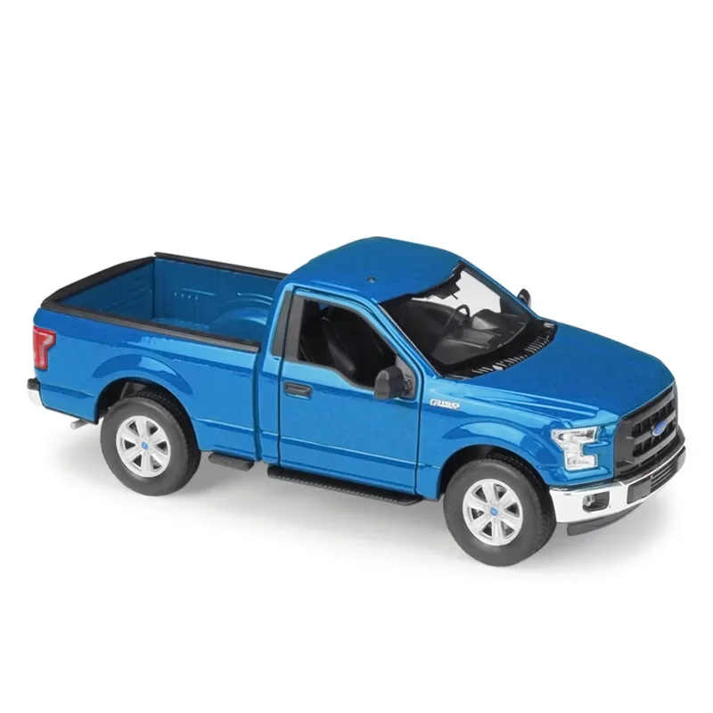 WELLY Diecast Model Car 1:24 Scale 2015 Ford F150 Regular Cab Simulator Pickup Truck Metal Alloy Toy Car For Boy Gift Collection