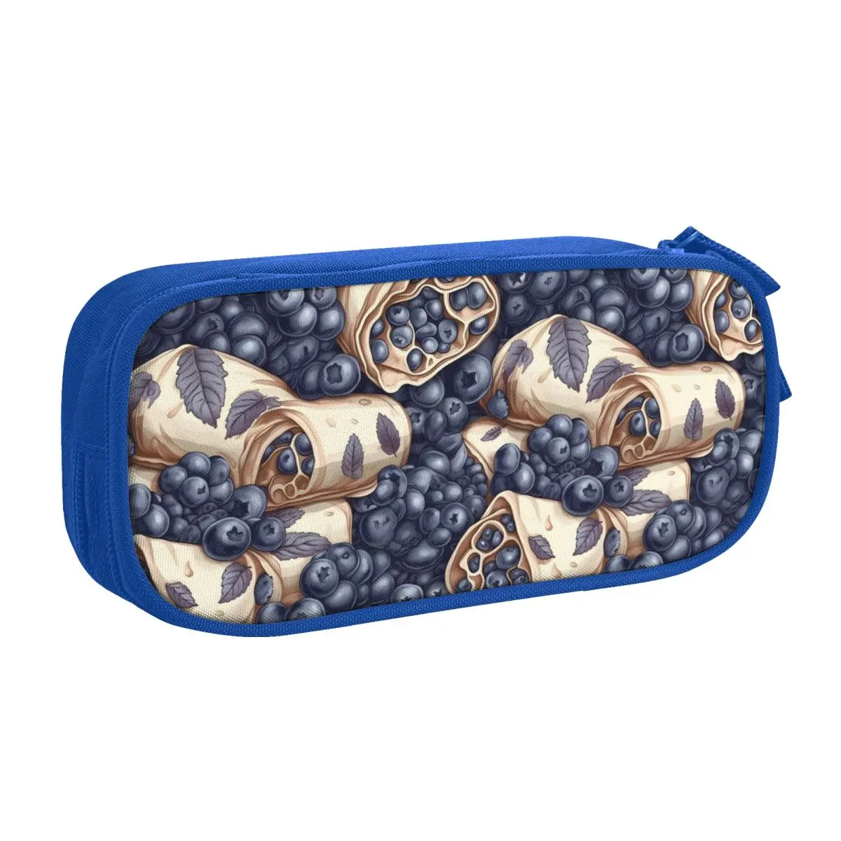 Custom Vintage Candy Food Pattern Korean Pencil Case Boy Girl Large Capacity Pencil Bag Pouch Students Stationery