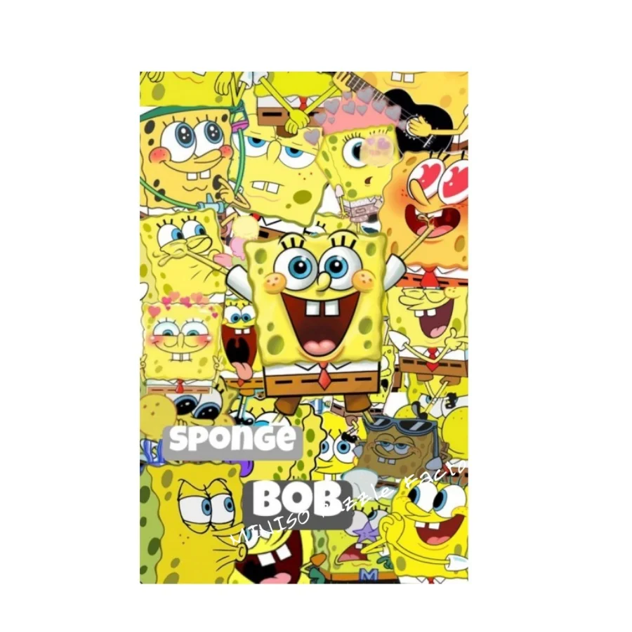 Spongebob Squarepants Jigsaw 108/200/300/500/1000 Pezzi Puzzle in Legno/carta per Adulti Regali per Bambini Giocattoli Educativi Tangram ﻿