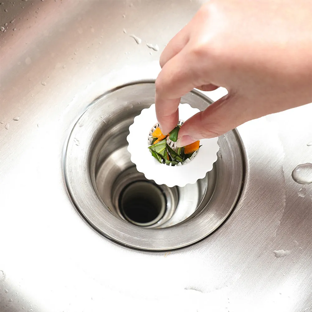 2 Set 10PCS Kitchen Sink Strainer Anti-blocking Sanitary Sewer Filter Home Use Floor Drain Cover Simple Sink Hair Filter