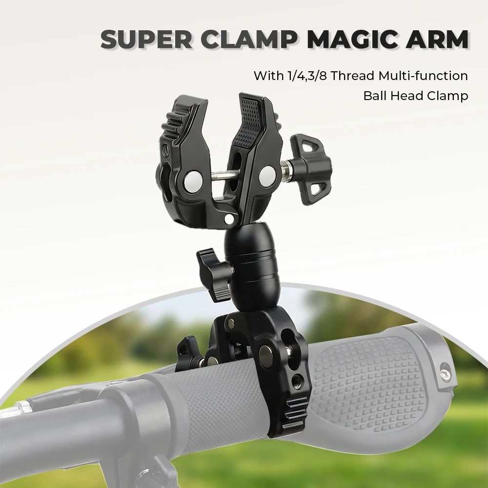 

CAMVATE Super Clamp Magic Arm Многофункциональный зажим с шаровой головкой для Canon Nikon Sony Speedlight Monitor Flash