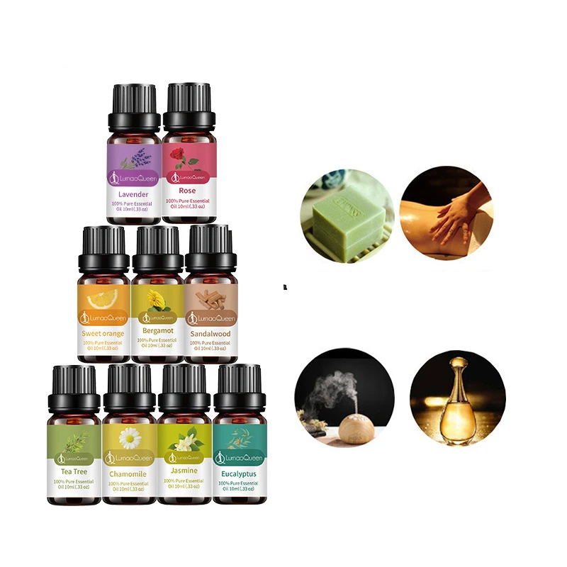 Natural Plant Extract Essential Oil Water-soluble Essential Oil for Humidifier Diffuser 10ML Air Freshener  Home & Office