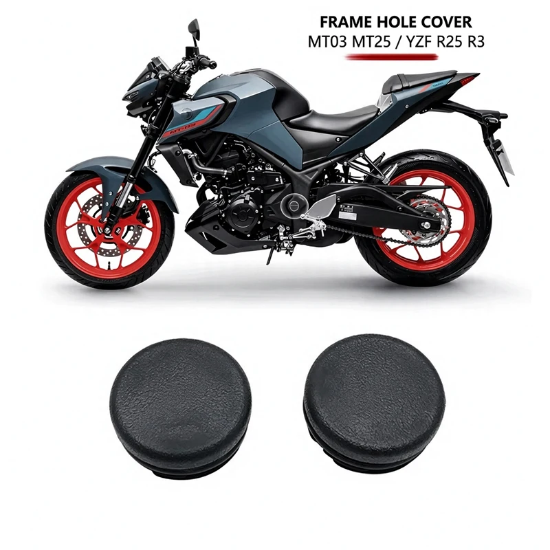 Frame Hole Cover Plug For YAMAHA YZF R25 R3 MT25 MT03 2014-2023 Motorcycle Accessories Decorative Frame Cap YZFR25 MT-03 2022