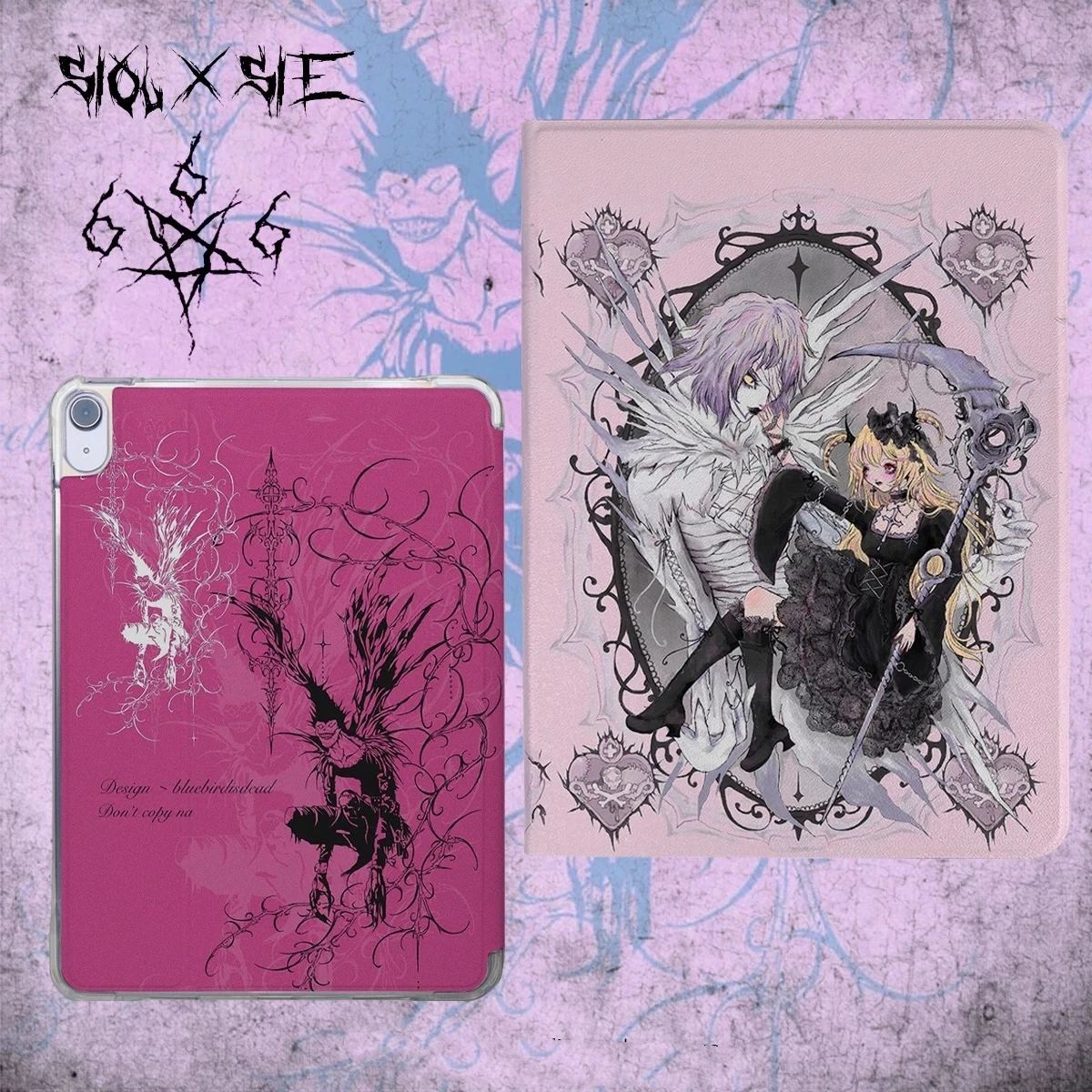 Japanese animation is suitable for iPad, split magnetic transparent case