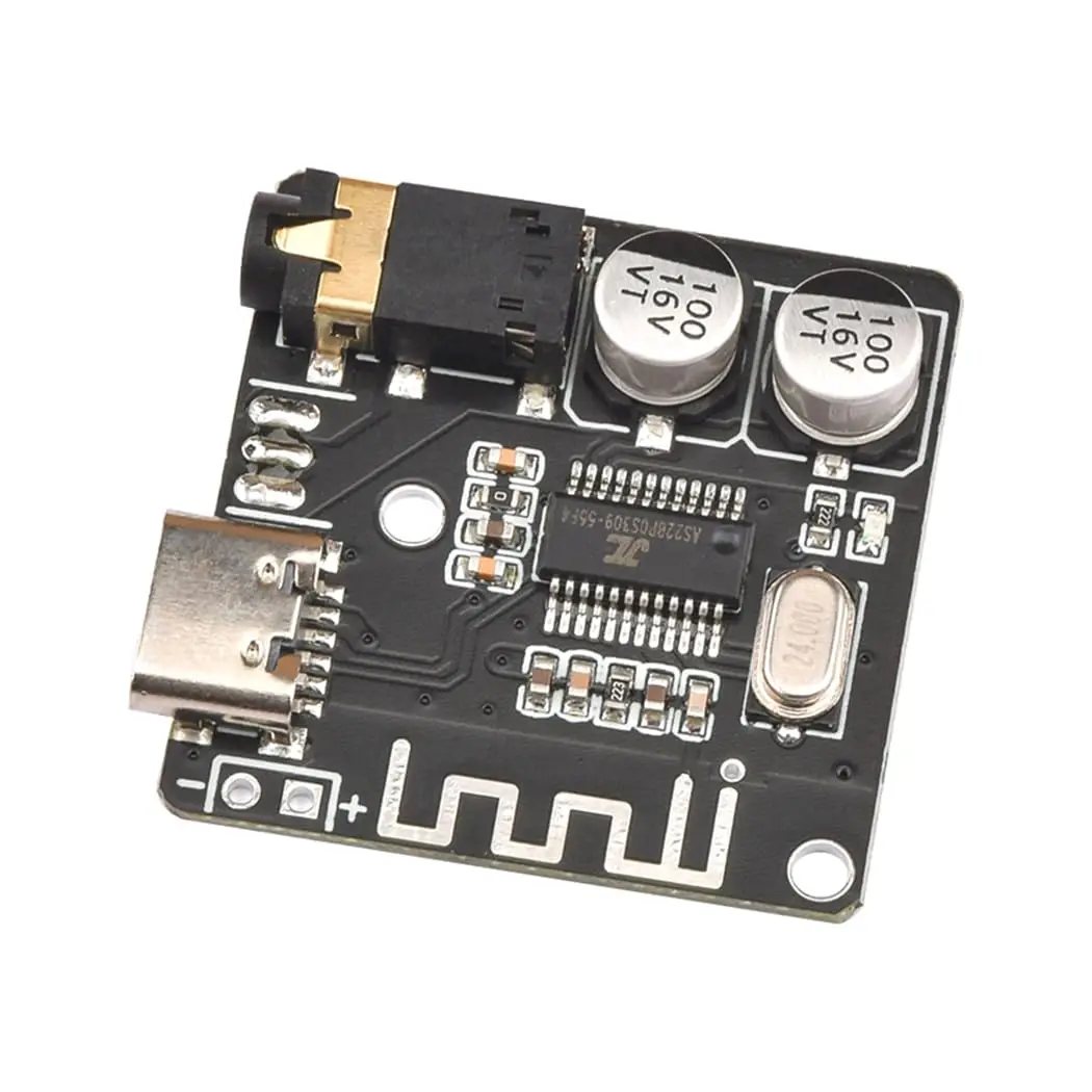 5pcs Bluetooth 5.0 Mp3 Lossless Decoder Board VHM-314 USB-C Audio Bluetooth Receiver Board Wireless Stereo Music Module Type-C
