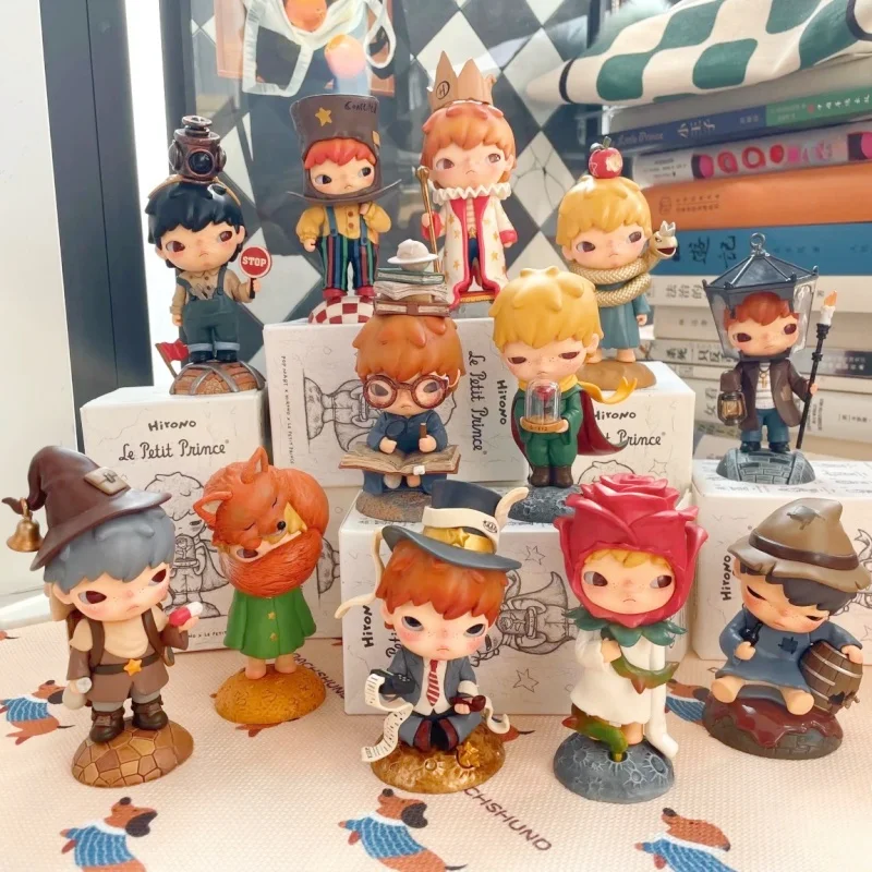 

8cm Original Hirono Petit Prince Series Mysterious Box Little Prince Co Branded Decor Figurine Desktop Ornament Collect Toys