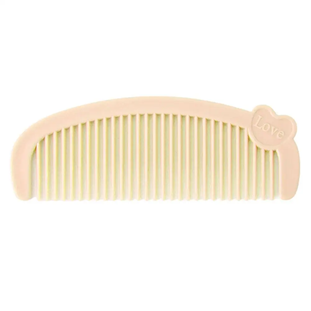 Hair Comb Smooth Handle Cartoon Maternal And Child Care Comb Color Hair Daily Care Toddler's Comb Portable Head Round Head V0A5