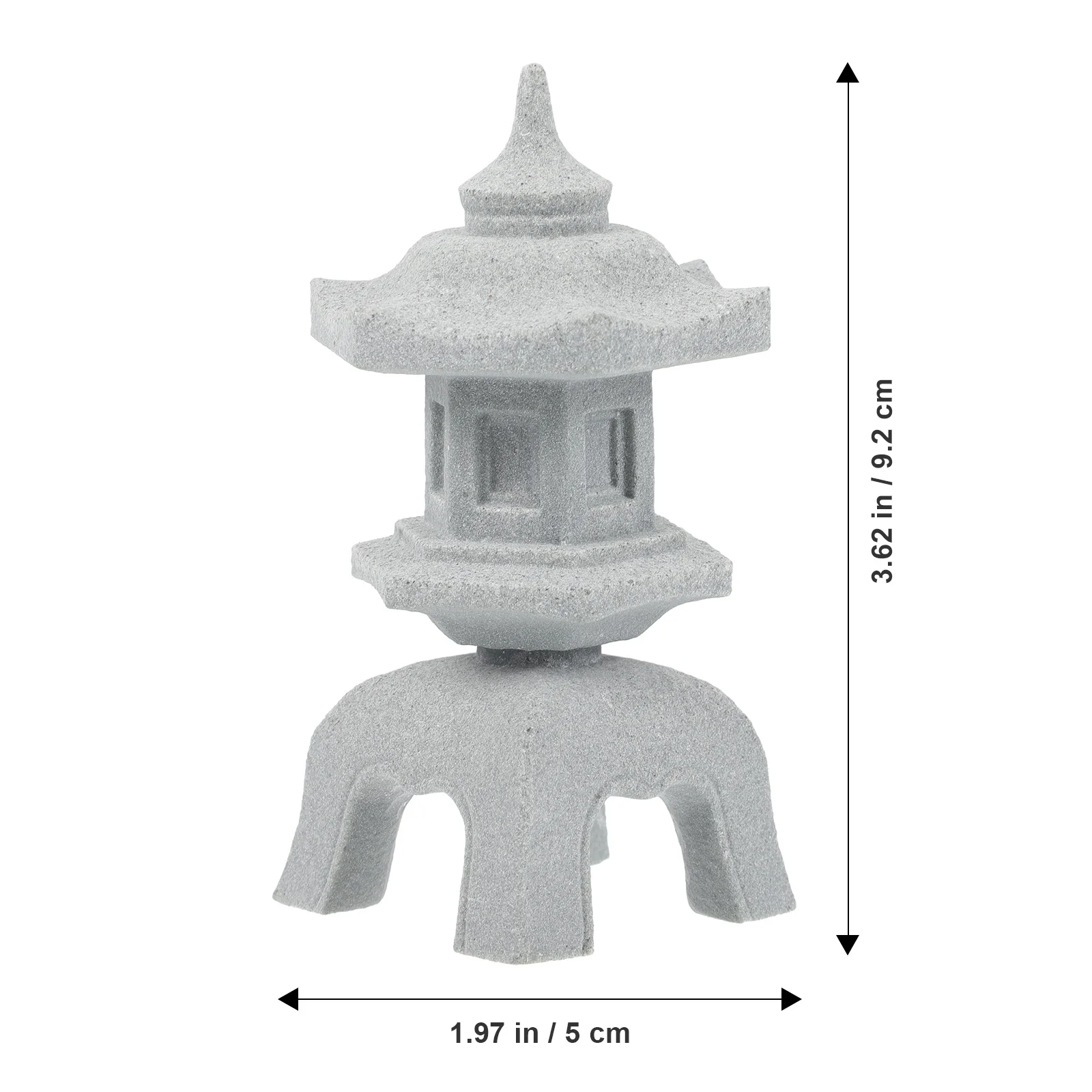 

Stone Lamp-Shaped Aquarium Ornament Small Compact Durable Fish Tank Decoration Micro Landscape Decor Aquarium Decorations