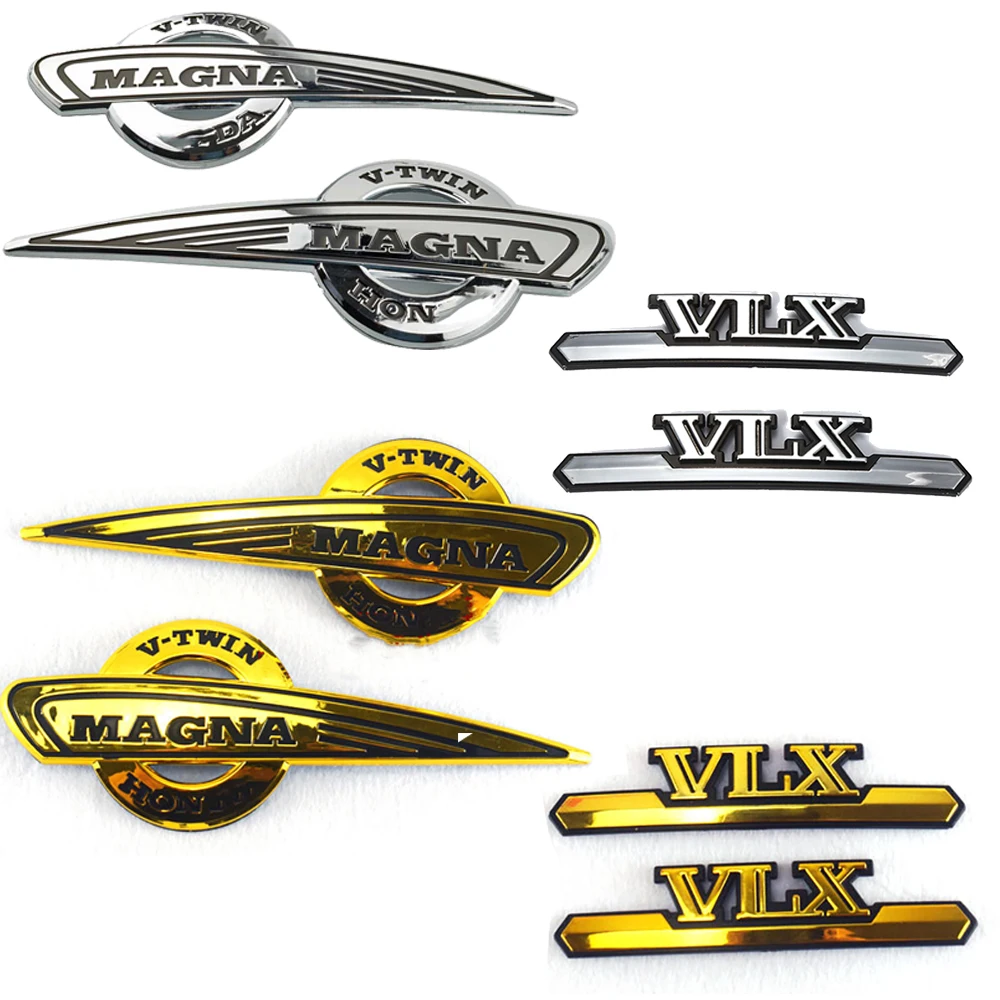 

1 Set 3D Emblem Badge Decal Fuel Tank Sticker Tank Pad Protector Decal For Honda MAGNA VF500 VF750 VF1100 Steed VLX400 VLX600