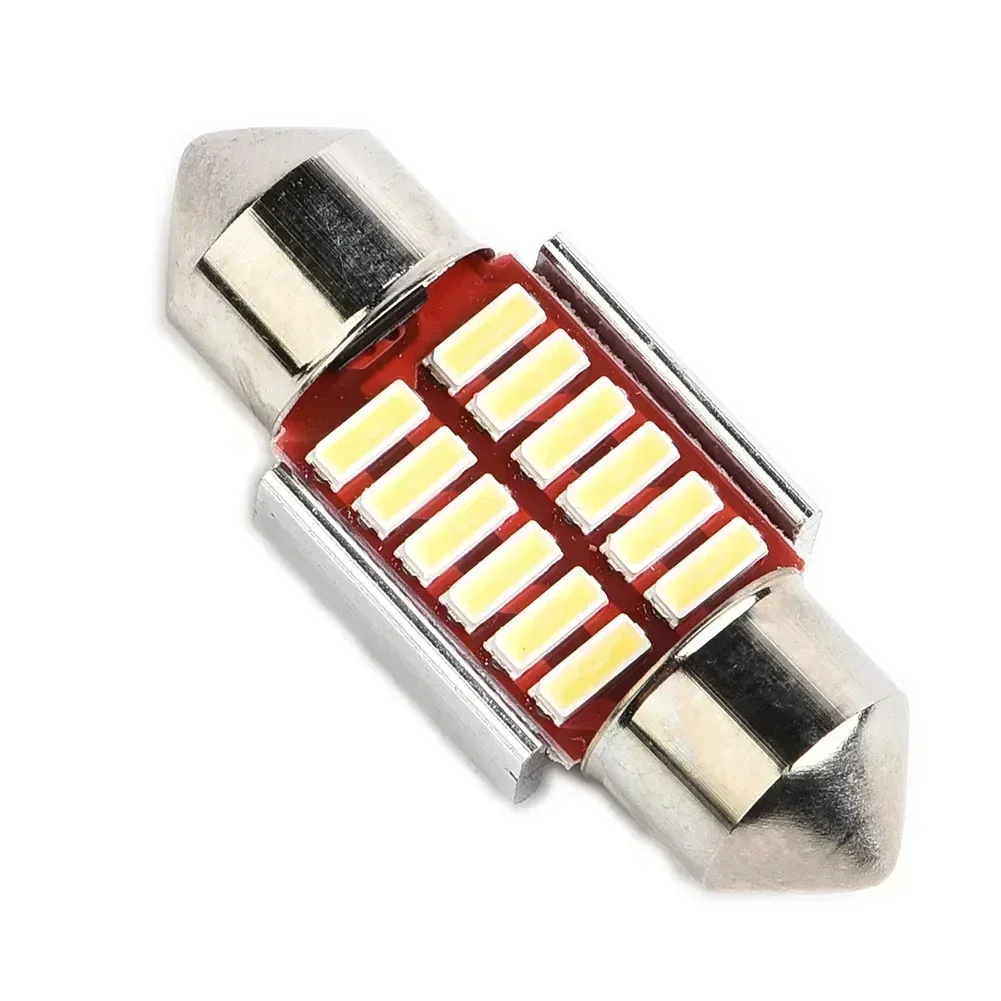 

Brand New Car Lighting License Plate Light Bulb 4014 8000K Car Bulbs 1Pc DC12V Door Light Heat Dissipation