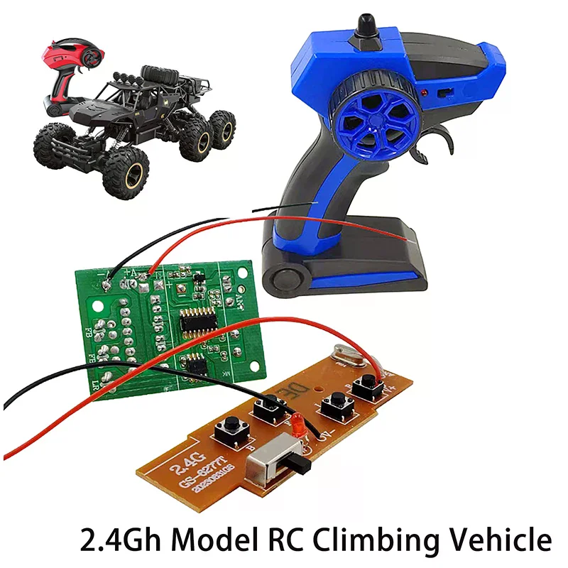 2.4G 4CH Remote Control Transmitter Receiver Module Replacement For Ship Tank Boats Model RC Radios