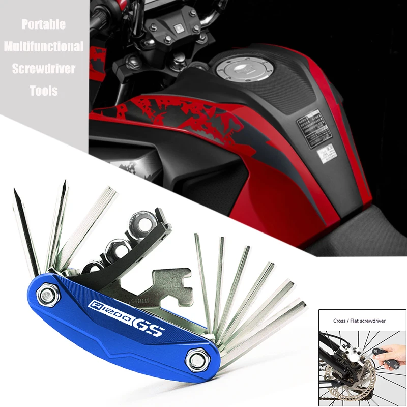 Multifunction Combination Tool Repair Screwdriver  For BMW R1200GS R1250GS R 1200GS R1250 GS R 1250 GS LC ADV bmw r1200gs R1200